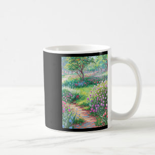 Claude Monet The Artist's Garden At Giverny Sticke Coffee Mug