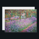 Claude Monet - The Artist's Garden at Giverny Thank You Card<br><div class="desc">The Artist's Garden at Giverny / Le Jardin de l'artiste a Giverny - Claude Monet,  1900</div>