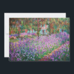Claude Monet - The Artist's Garden at Giverny Thank You Card<br><div class="desc">The Artist's Garden at Giverny / Le Jardin de l'artiste a Giverny - Claude Monet,  1900</div>