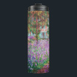 Claude Monet - The Artist's Garden at Giverny Thermal Tumbler<br><div class="desc">The Artist's Garden at Giverny / Le Jardin de l'artiste a Giverny - Claude Monet,  1900</div>