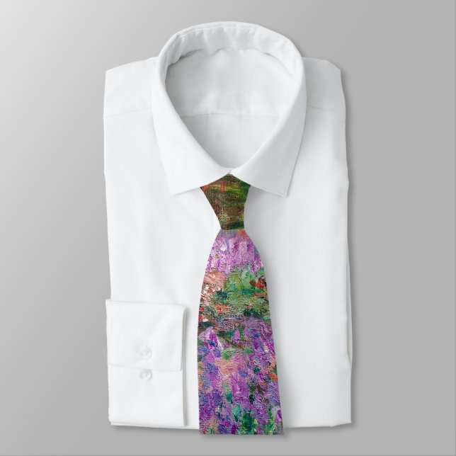 Claude Monet - The Artist's Garden at Giverny Tie (Tied)