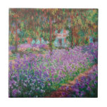 Claude Monet - The Artist's Garden at Giverny Tile<br><div class="desc">The Artist's Garden at Giverny / Le Jardin de l'artiste a Giverny - Claude Monet,  1900</div>