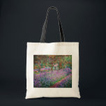Claude Monet - The Artist's Garden at Giverny Tote Bag<br><div class="desc">The Artist's Garden at Giverny / Le Jardin de l'artiste a Giverny - Claude Monet,  1900</div>