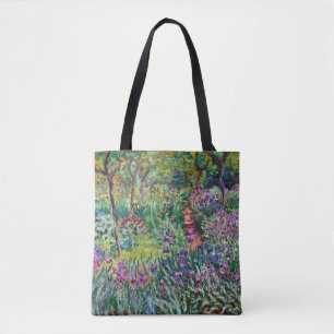 Claude Monet - The Artist's Garden at Giverny Tote Bag