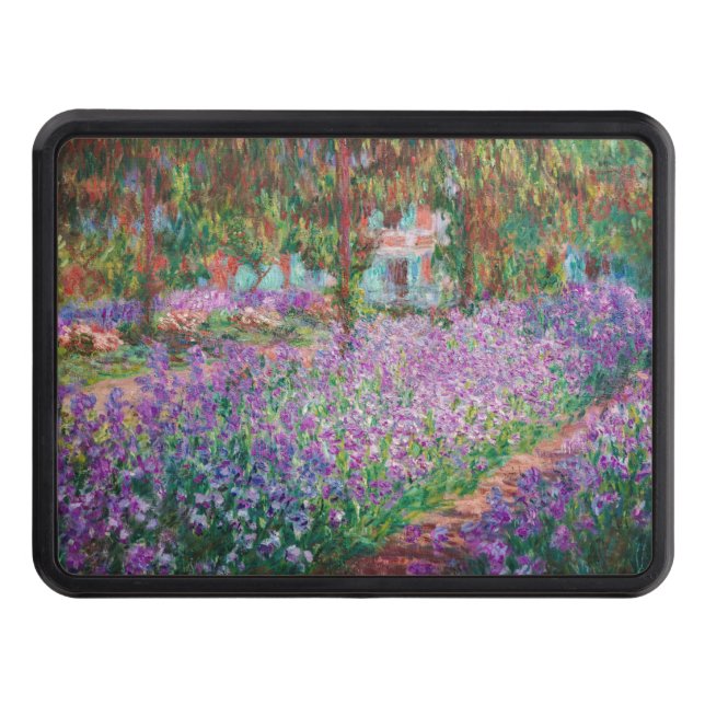 Claude Monet - The Artist's Garden at Giverny Trailer Hitch Cover (Front)