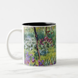Claude Monet - The Artist's Garden at Giverny Two-Tone Coffee Mug