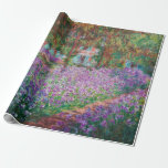 Claude Monet - The Artist's Garden at Giverny Wrapping Paper<br><div class="desc">The Artist's Garden at Giverny / Le Jardin de l'artiste a Giverny - Claude Monet,  1900</div>