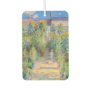 Claude Monet - The Artist's Garden at Vetheuil Air Freshener