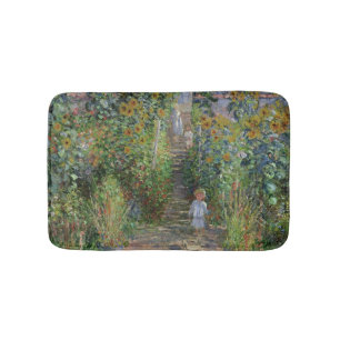 Claude Monet   The Artist's Garden at Vetheuil Bath Mat