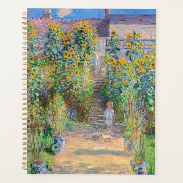 Claude Monet - The Artist's Garden at Vetheuil Planner (Front)