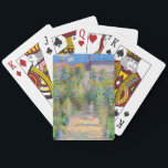 Claude Monet - The Artist's Garden at Vetheuil Playing Cards<br><div class="desc">The Artist's Garden at Vetheuil / Le jardin de l'artiste a Vetheuil - Claude Monet,  Oil on Canvas, 1881</div>