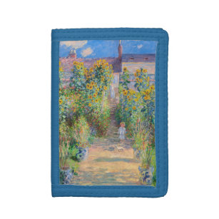 Claude Monet - The Artist's Garden at Vetheuil Trifold Wallet