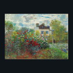 Claude Monet - The Artist's Garden in Argenteuil Acrylic Print<br><div class="desc">The Artist's Garden in Argenteuil / A Corner of the Garden with Dahlias - Claude Monet,  Oil on Canvas,  1873</div>