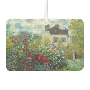 Claude Monet - The Artist's Garden in Argenteuil Air Freshener