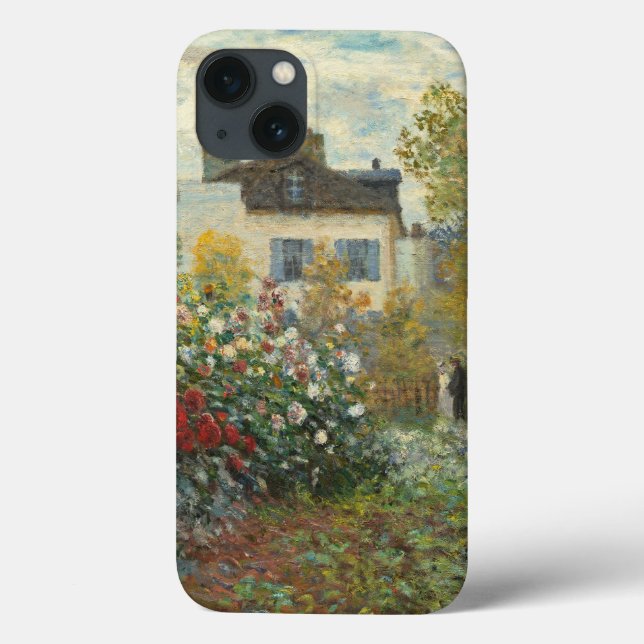 Claude Monet | The Artist's Garden in Argenteuil Case-Mate iPhone Case (Back)