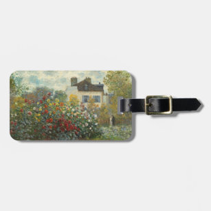 Claude Monet   The Artist's Garden in Argenteuil Luggage Tag