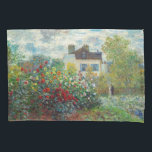 Claude Monet - The Artist's Garden in Argenteuil Pillowcase<br><div class="desc">The Artist's Garden in Argenteuil / A Corner of the Garden with Dahlias - Claude Monet,  Oil on Canvas,  1873</div>