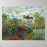 Claude Monet - The Artist's Garden in Argenteuil