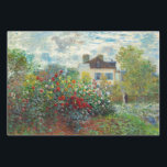 Claude Monet - The Artist's Garden in Argenteuil Wrapping Paper Sheet<br><div class="desc">The Artist's Garden in Argenteuil / A Corner of the Garden with Dahlias - Claude Monet,  Oil on Canvas,  1873</div>