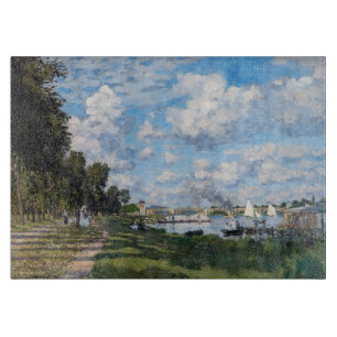 Claude Monet - The Basin at Argenteuil Cutting Board