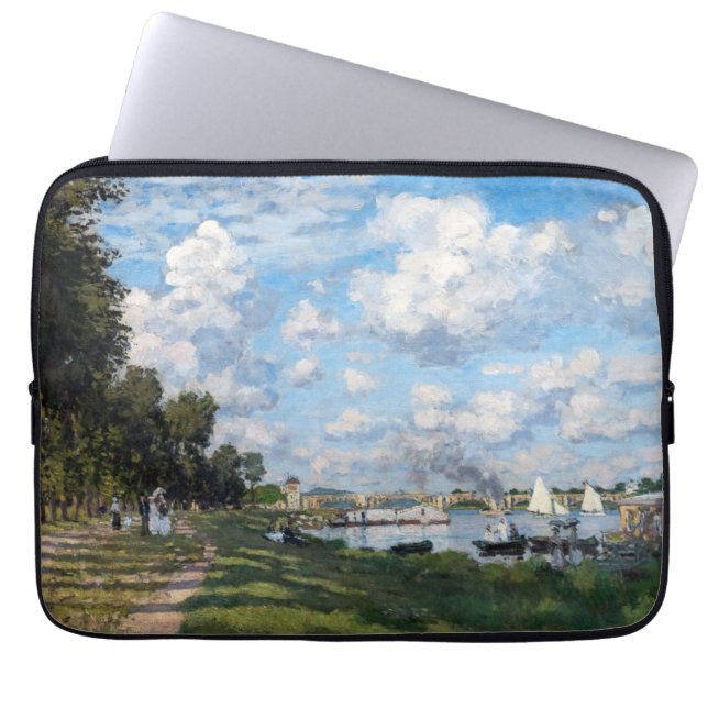 Claude Monet - The Basin at Argenteuil Laptop Sleeve (Front)
