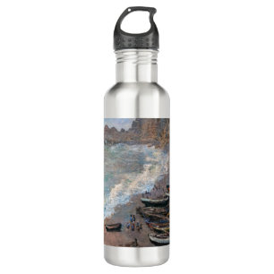 Claude Monet - The Beach at Etretat 710 Ml Water Bottle