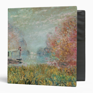 Claude Monet   The Boat Studio on the Seine, 1875 Binder