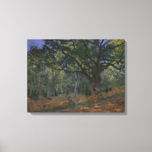 Claude Monet   The Bodmer Oak, Fontainebleau Fores Canvas Print