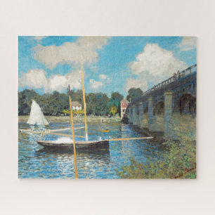 Claude Monet The Bridge at Argenteuil (1874) Jigsaw Puzzle