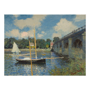 Claude Monet The Bridge at Argenteuil Poster