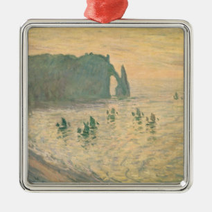 Claude Monet   The Cliffs at Etretat, 1886 Metal Ornament