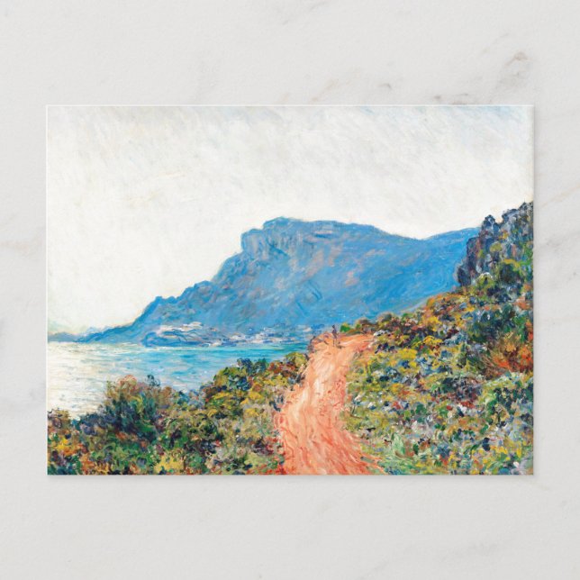 Claude Monet The Corniche near Monaco Postcard (Front)