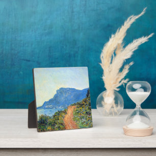 Claude Monet, The Corniche of Monaco, Plaque