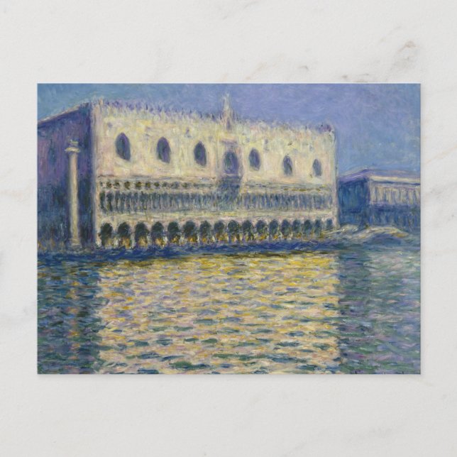 Claude Monet - The Doges Palace Postcard (Front)
