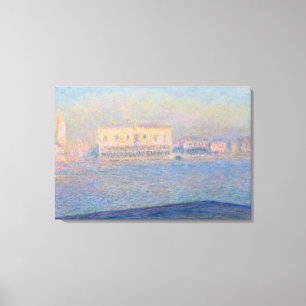 Claude Monet The Doge's Palace Seen from San Gio Canvas Print