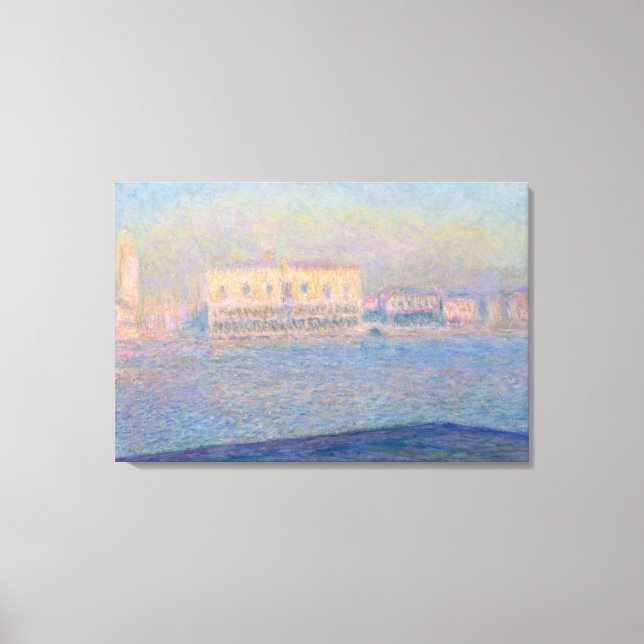 Claude Monet | The Doge's Palace Seen from San Gio Canvas Print (Front)