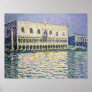 Claude Monet The Ducal Palace, Venice, 1908 Poster