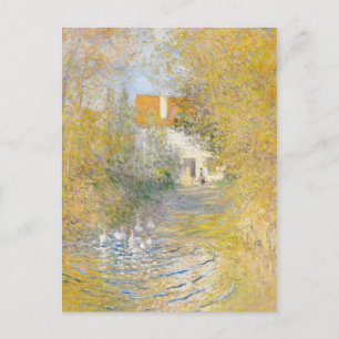 Claude Monet The Duck Pond Painting Art Print Postcard