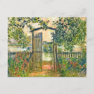 Claude Monet: The Garden Gate at Vetheuil Postcard