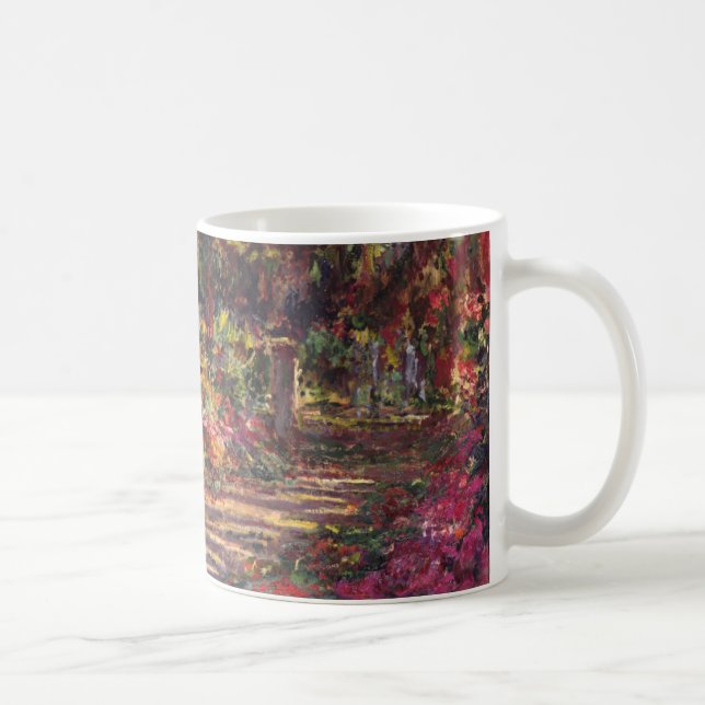 Claude Monet | The Garden Path at Giverny Coffee Mug (Right)