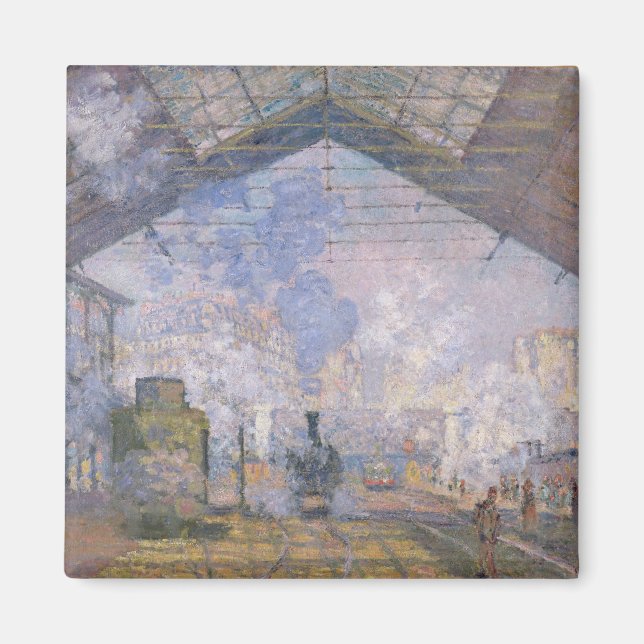 Claude Monet | The Gare St. Lazare, 1877 Magnet (Front)