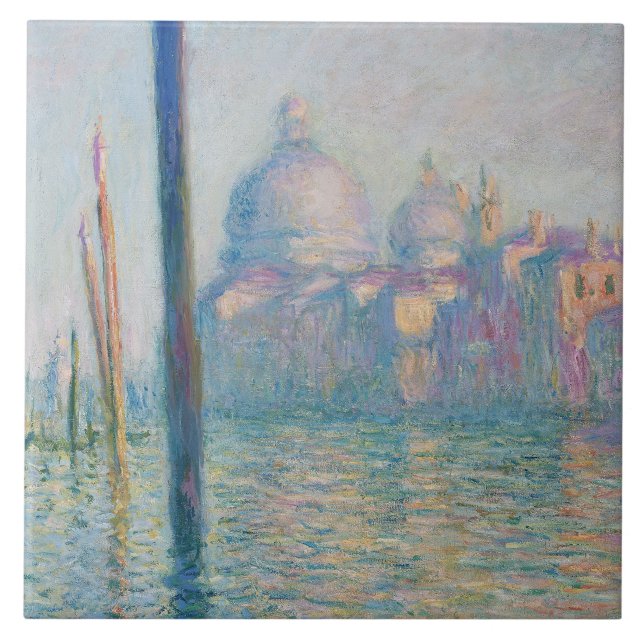 Claude Monet - The Grand Canal Tile (Front)
