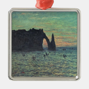Claude Monet   The Hollow Needle at Etretat, 1883 Metal Ornament