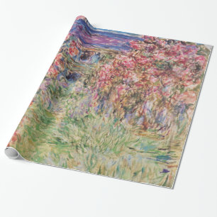 Claude Monet The House Among the Roses GalleryHD Wrapping Paper