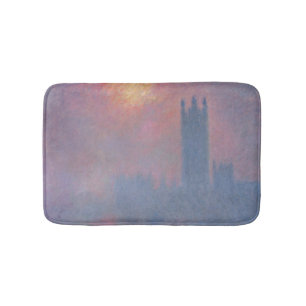 Claude Monet The Houses of Parliament, London Bath Mat