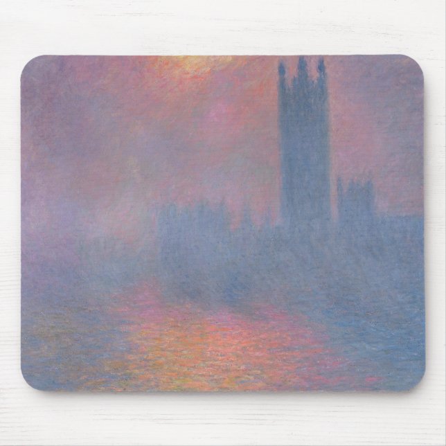 Claude Monet | The Houses of Parliament, London Mouse Pad (Front)