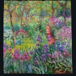 Claude Monet: The Iris Garden at Giverny<br><div class="desc">A colourful classic shower curtain featuring the iris garden at Giverny,  painted by the French impressionist painter Claude Monet.</div>