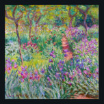 Claude Monet - The Iris Garden at Giverny Acrylic Print<br><div class="desc">The Iris Garden at Giverny / The Artist's Garden at Giverny - Claude Monet,  1899-1900</div>