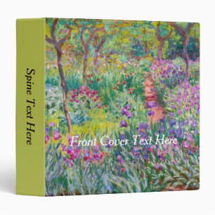 Claude Monet - The Iris Garden at Giverny Binder