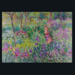 Claude Monet - The Iris Garden at Giverny Cutting Board<br><div class="desc">The Iris Garden at Giverny / The Artist's Garden at Giverny - Claude Monet,  1899-1900</div>